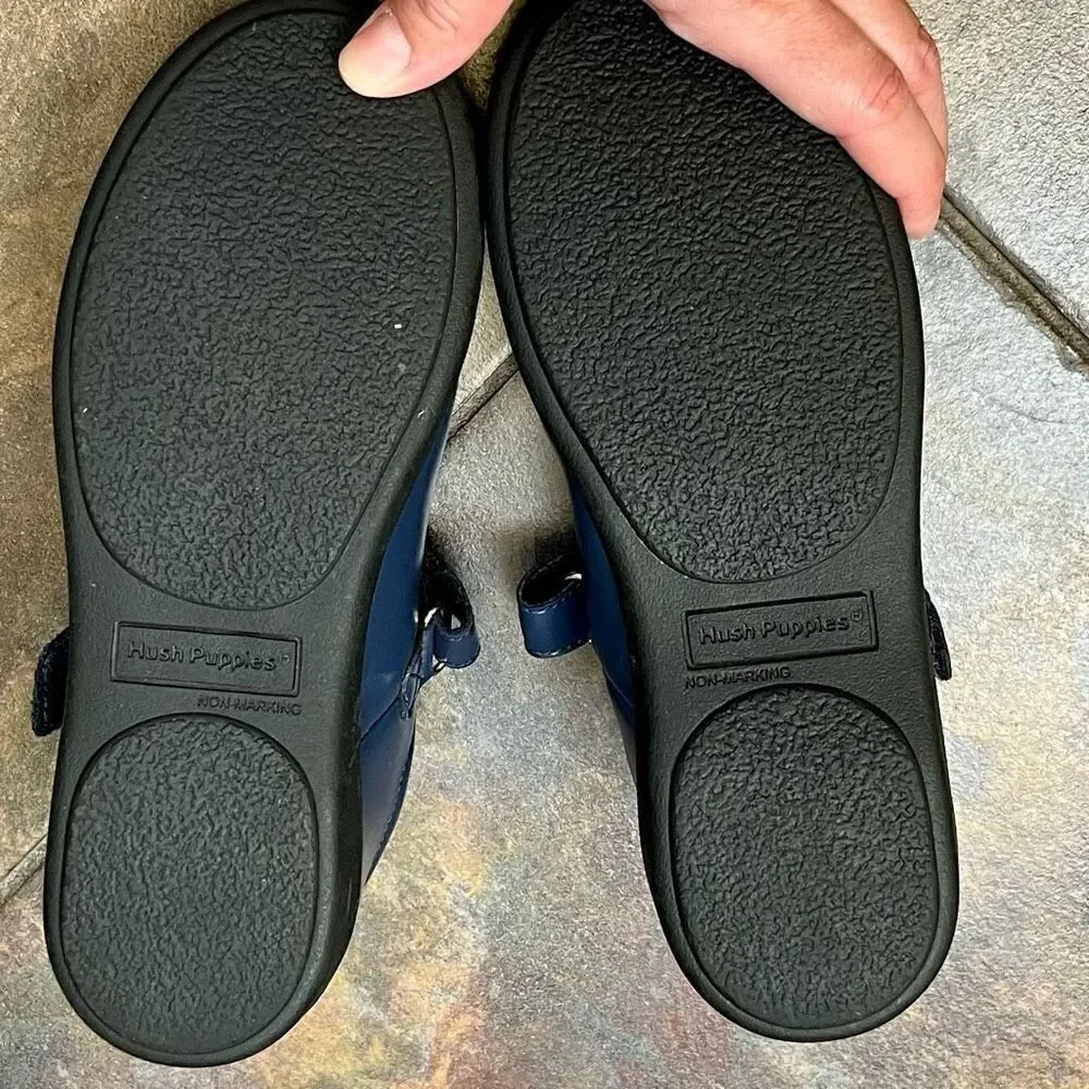 Hush Puppies Lexi Blue Mary Jane Slip-on Shoes 3 M